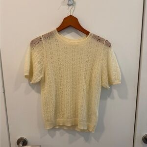 Doen Monica sweater in Vanilla size S small